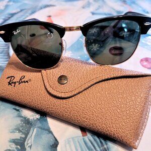 Ray-Ban Unisex RB3016 51" Authentic New Clubmaster Sunglasses